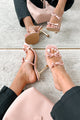 All The Frills Bow Strap Heels (Pink) - NanaMacs