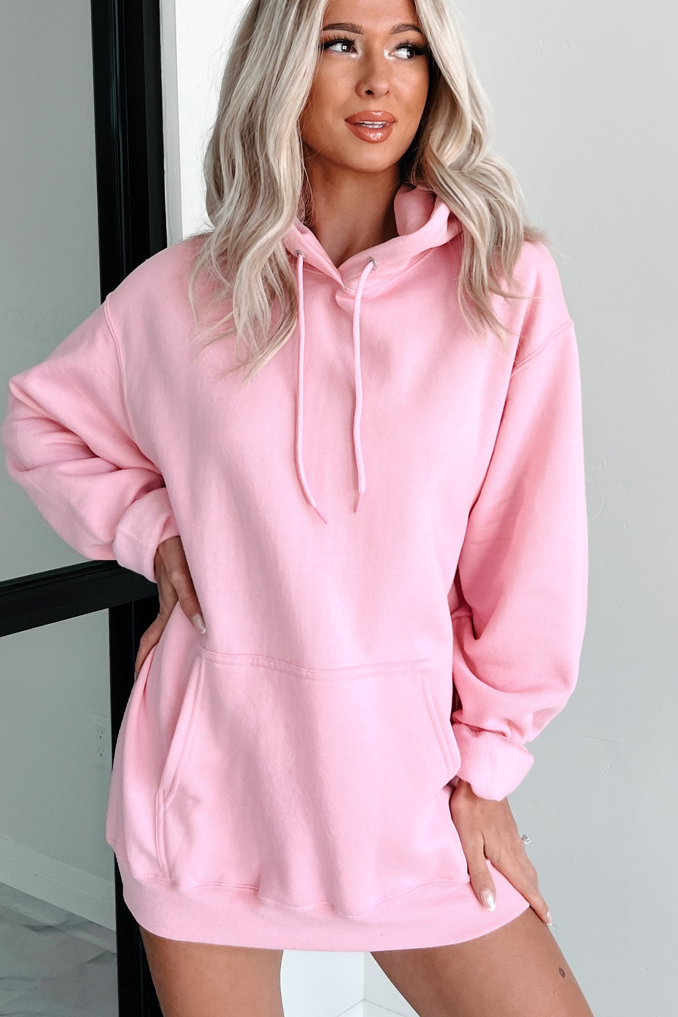 Lightweight Unisex Hoodie (Candy Pink) - NanaMacs