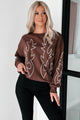 Rodeo Bandit Western Stitch Sweatshirt (Brown)