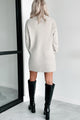 Vail Vibes Zenana Sweater Dress (Bone) - NanaMacs