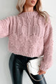 Simply Precious Chunky Knit Sweater (Rose Dust)