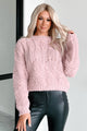 Simply Precious Chunky Knit Sweater (Rose Dust)