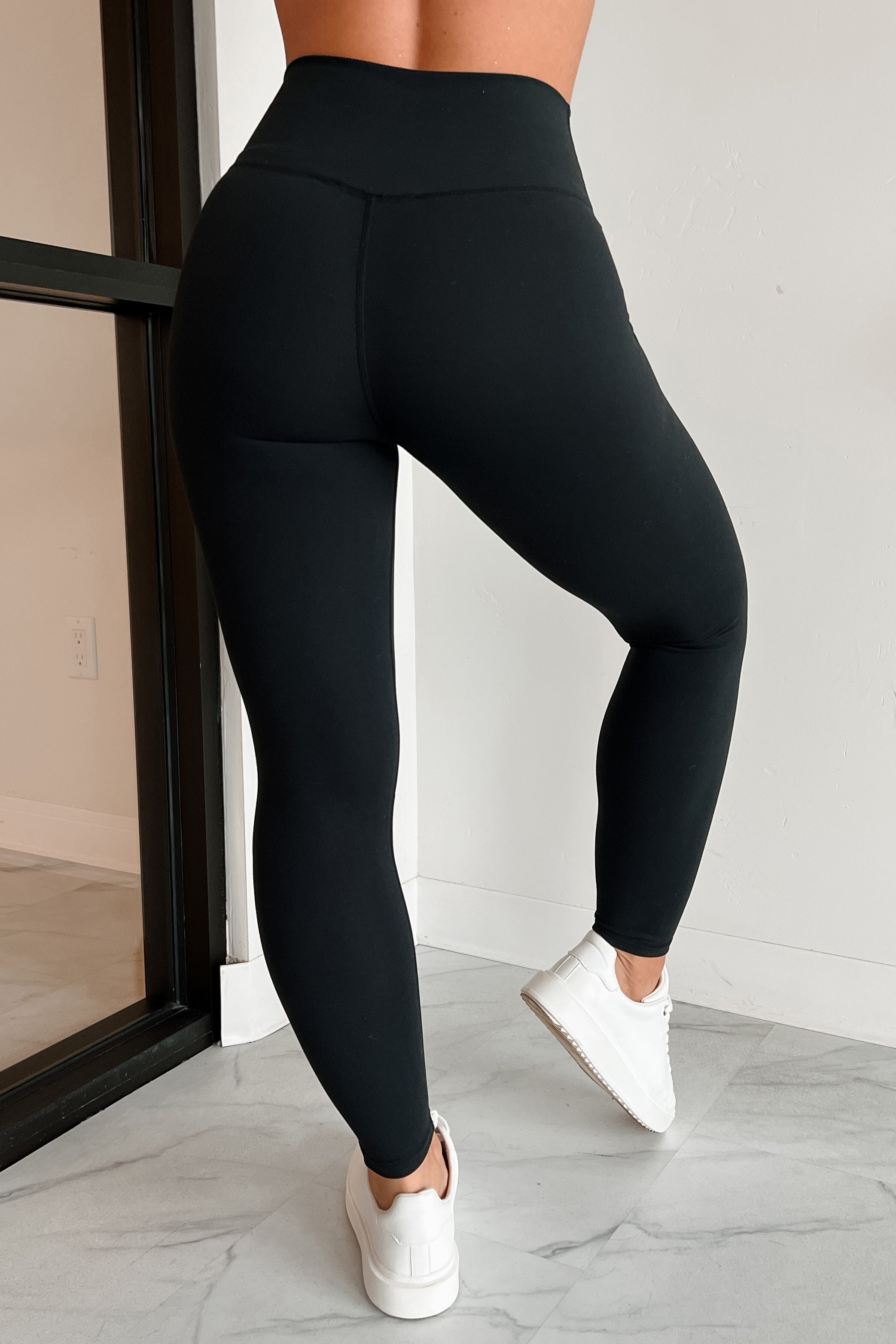 In Good Company High Waisted Leggings (Black) - NanaMacs