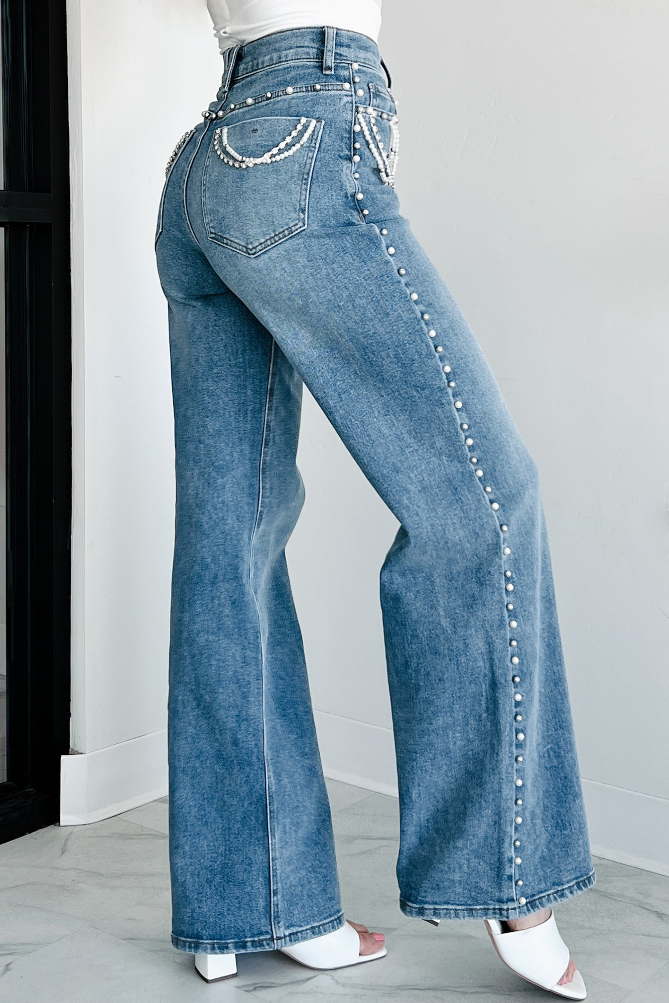 Bringing The Style Embellished Jean (Medium Stone)