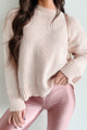 Latte Sippin' Chenille Sweater (Oatmeal) - NanaMacs