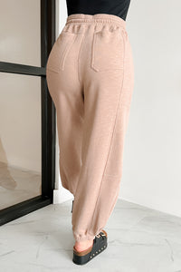 Back To The Basics Drawstring Sweatpants (Taupe)