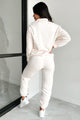 Exquisitely Cozy Fleece Lounge Set (Ivory) - NanaMacs