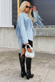 Trailblazing Style Fringe Denim Jacket (Medium Denim) - NanaMacs