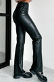 Thrills & Chills Faux Leather Pants (Black)