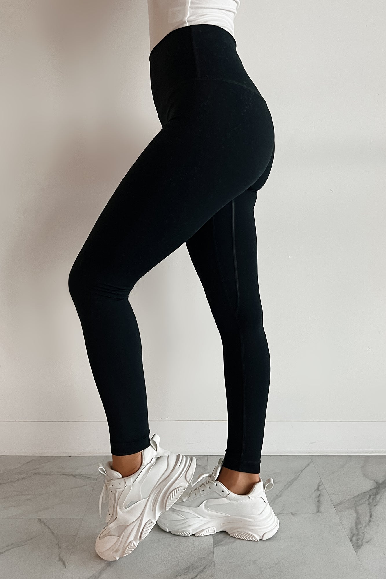 Completing My Goals Active Leggings (Black) - NanaMacs