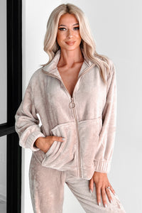 Exquisitely Cozy Fleece Lounge Set (Nude) - NanaMacs