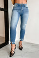 Trevina High Rise Skinny Ankle Kancan Jeans (Medium) - NanaMacs