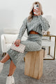 Remembering Fondly Sweater Knit Set (Heather Grey) - NanaMacs