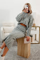 Remembering Fondly Sweater Knit Set (Heather Grey) - NanaMacs