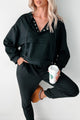 Cool As A Cucumber Hoodie & Sweatpants Set (Black) - NanaMacs