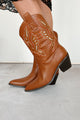 Cowgirl Glory Western Cowboy Boots (Tan) - NanaMacs