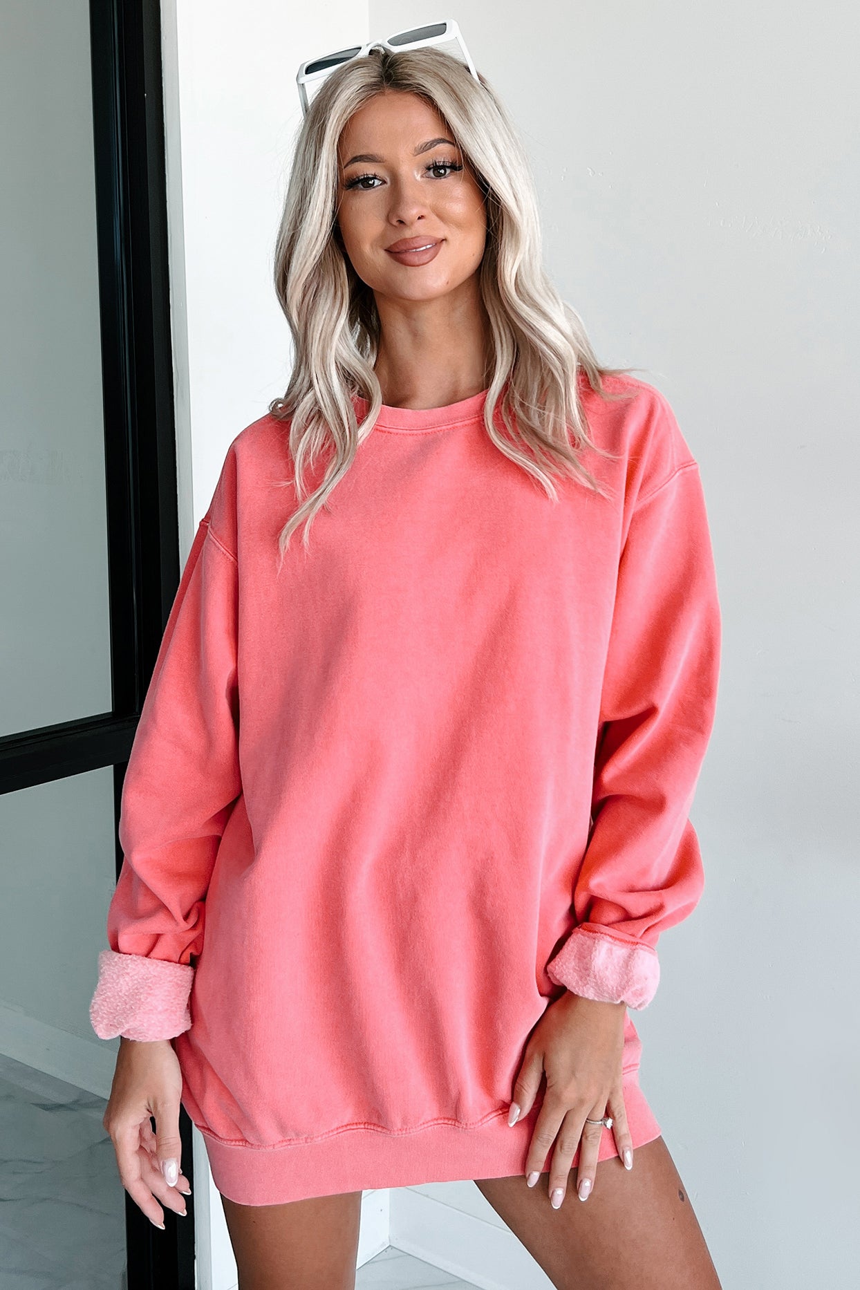 Lightweight Crewneck Sweatshirt (Watermelon) - NanaMacs