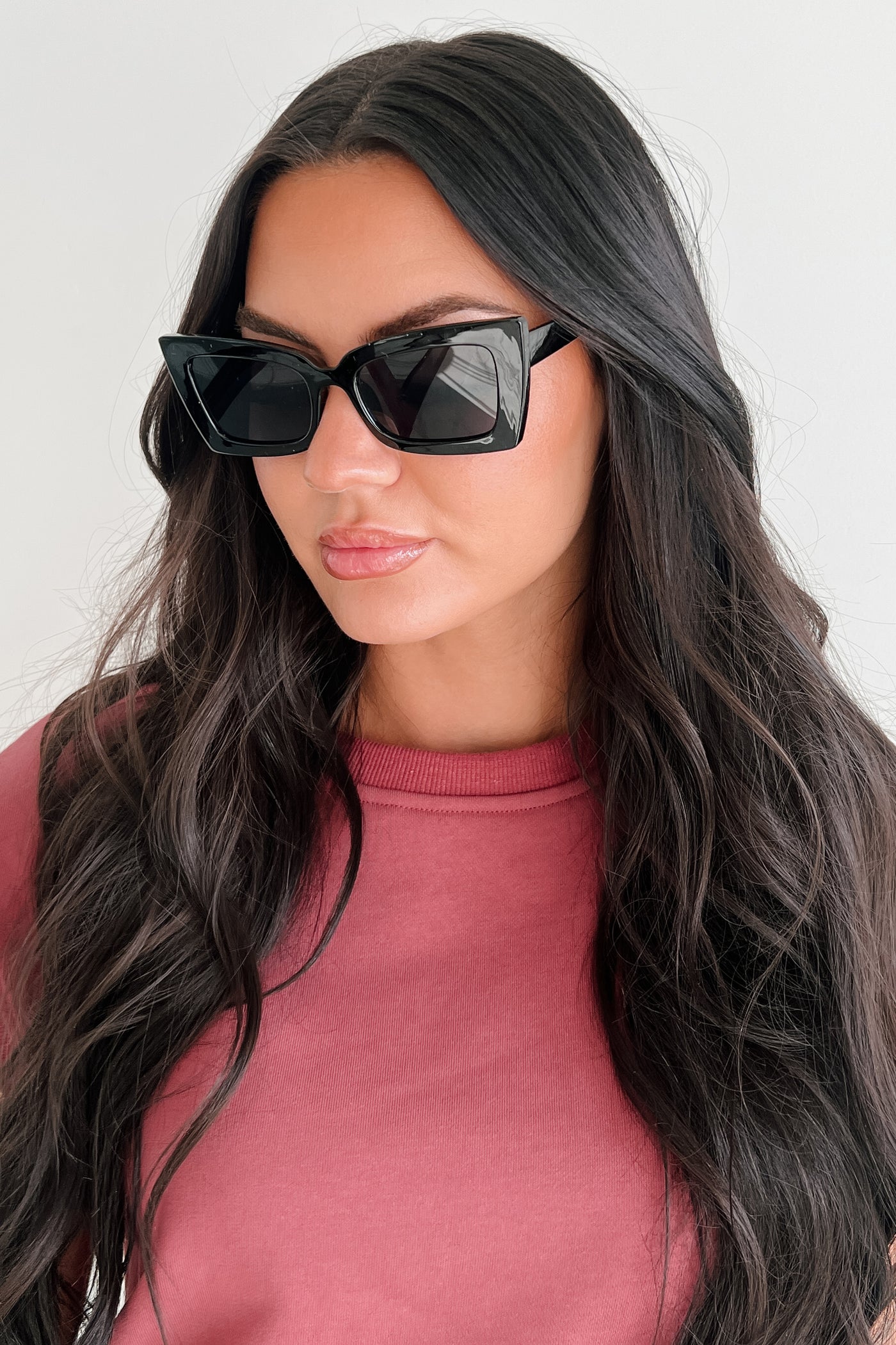 Hiding My Stare Square Frame Sunglasses (Multiple Color Options) - NanaMacs