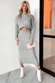 Remembering Fondly Sweater Knit Set (Heather Grey) - NanaMacs