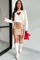 Growing Fonder Of You Heart Sweater (Cream/Red) - NanaMacs