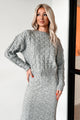 Remembering Fondly Sweater Knit Set (Heather Grey) - NanaMacs