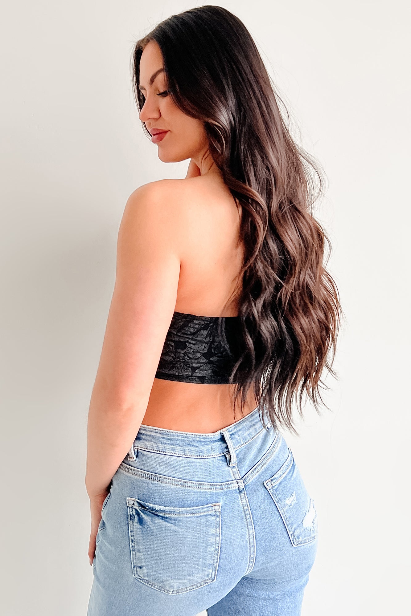 トップス herpraha circular bustier Solid Color Underwire Bustier Crop Top in Lilac - Retro, Indie and