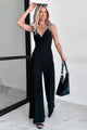 Sonoma Sway Twist-Front Jumpsuit (Black) - NanaMacs