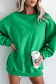 Lightweight Crewneck Sweatshirt (Kelly) - NanaMacs