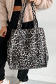 Bag & Boujee Expandable Leopard Print Taupe (Ivory Leopard)