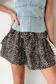 Wildly Unexpected Leopard Print Ruffle Skirt (Mocha Mix) - NanaMacs