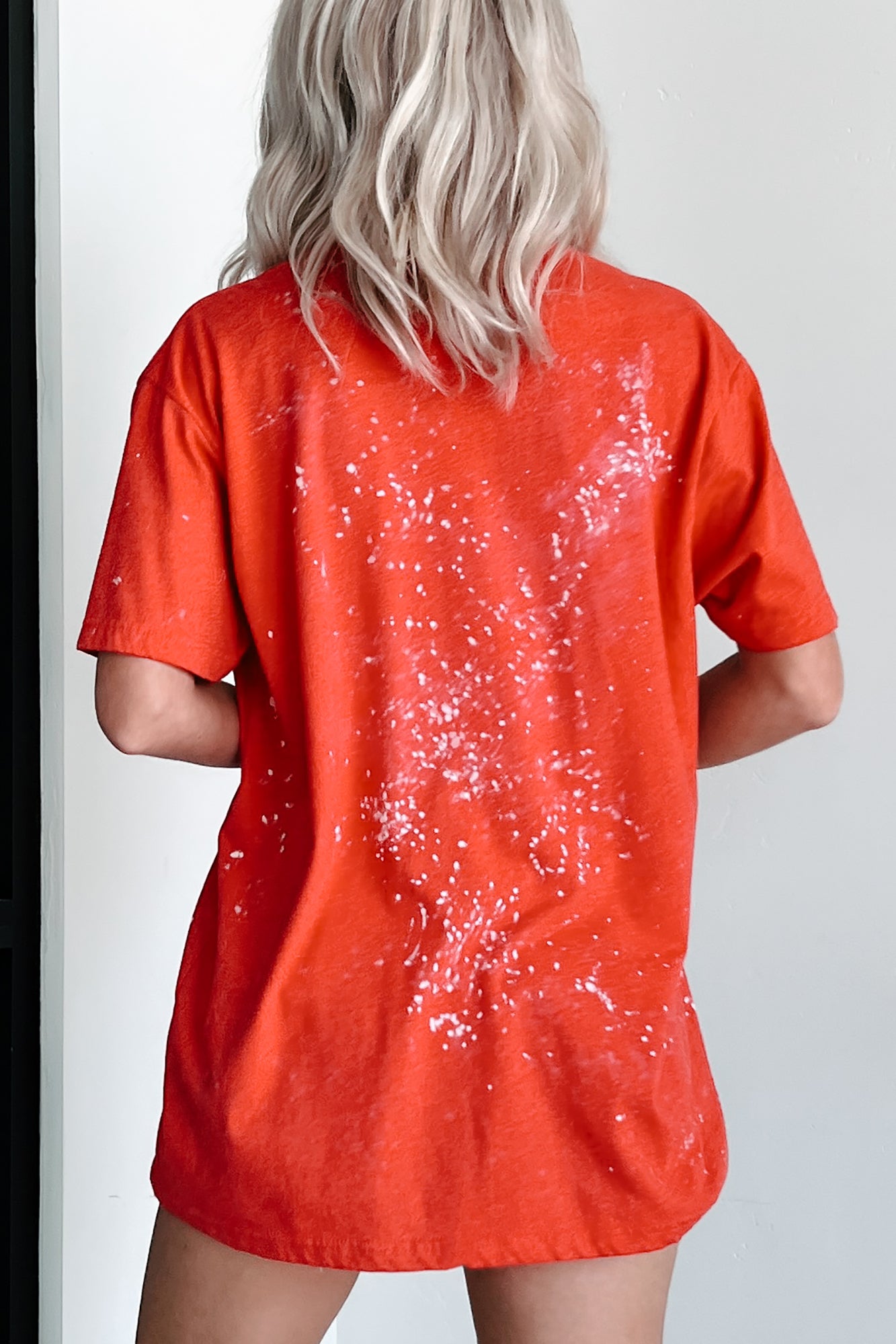 Bleached T-Shirt (Red) - NanaMacs