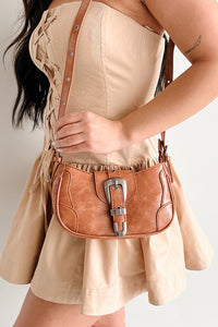 Let’s Go Country Faux Leather Western Handbag (Brown) - NanaMacs