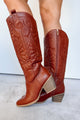 Lassoing Memories Western Cowboy Boots (Caramel) - NanaMacs