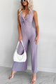 Sonoma Sway Twist-Front Jumpsuit (Dusty Plum) - NanaMacs