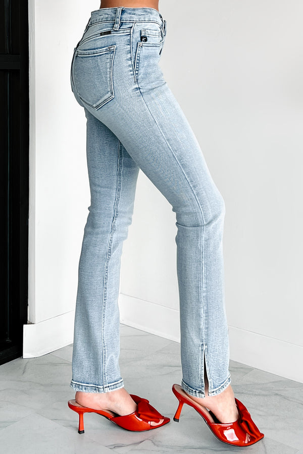 Polina Kancan Mid Rise Y2K Bootcut Jeans (Medium) - NanaMacs