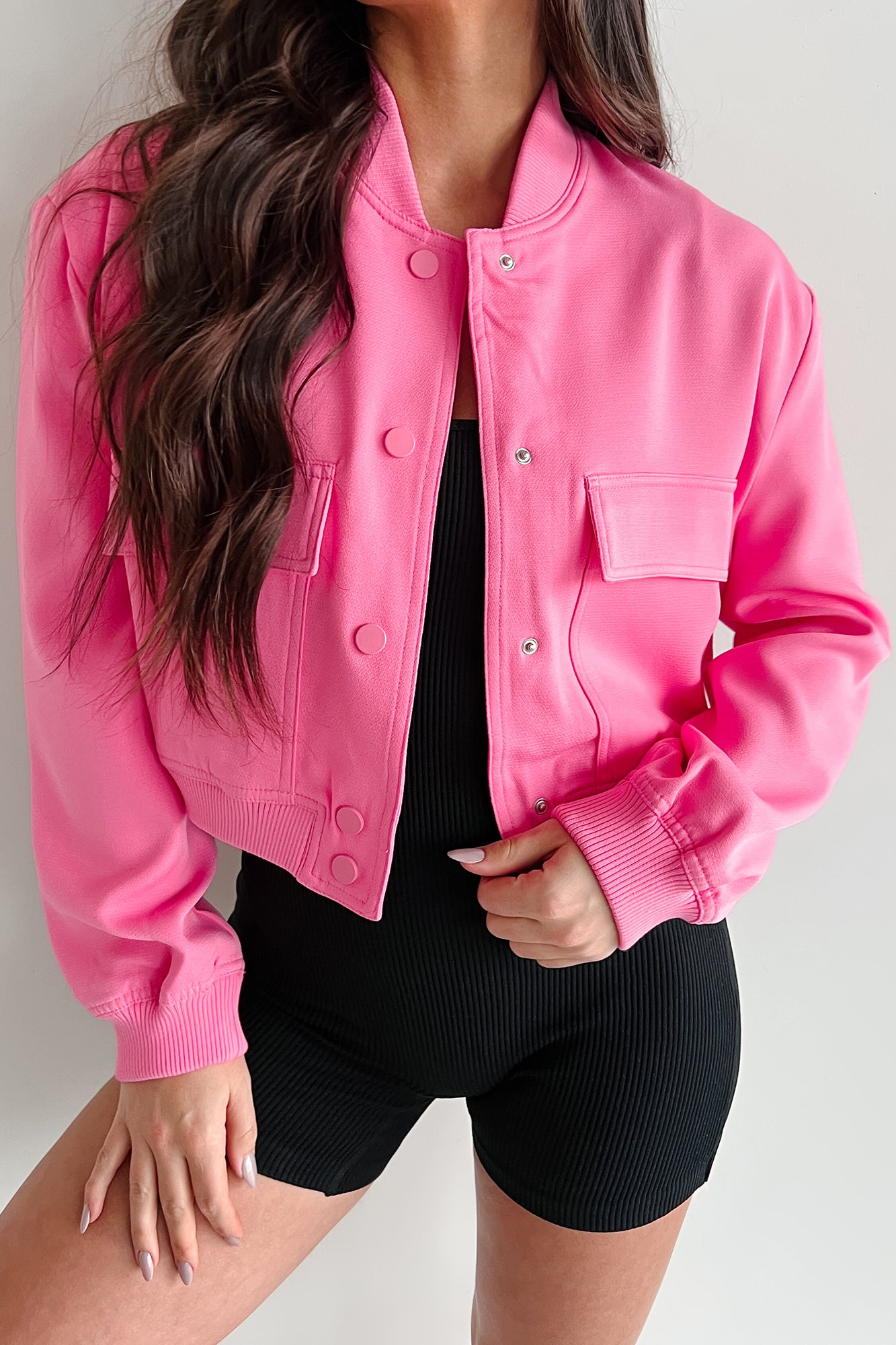 Make A Wish Bomber Jacket (Pink) - NanaMacs