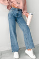 Tyelee NanaMacs Original Non-Distressed Wide Leg Jeans (Medium Wash)