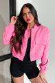 Make A Wish Bomber Jacket (Pink) - NanaMacs