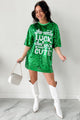 "When You're This Cute" Sequin Mini Dress (Green) - NanaMacs