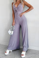 Sonoma Sway Twist-Front Jumpsuit (Dusty Plum) - NanaMacs