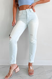 Reform High Rise Flying Monkey Mom Jeans (Light) - NanaMacs