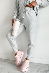 Winning Takes Time Lounge Set (Heather Grey) - NanaMacs