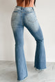 Zora Special A High Rise Distressed Tummy Control Flare Jeans (Medium) - NanaMacs