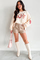 Those Are My Feelings Oversized Patchwork Top (Cream) - NanaMacs