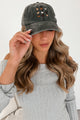 Thriving In The Chaos Heart Embroidered Baseball Cap (Washed Black) - NanaMacs