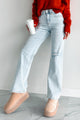 DOORBUSTER Demi High Rise Flying Monkey 90's Vintage Flare Jeans (Light) - NanaMacs