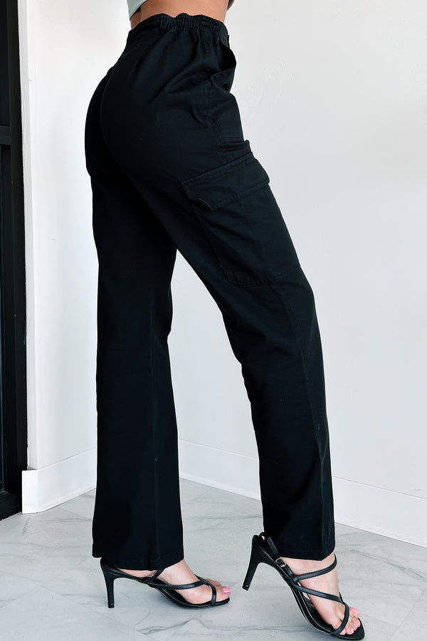 Colson Cargo Pants (Black) - NanaMacs