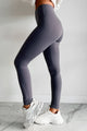 Completing My Goals Active Leggings (Charcoal)