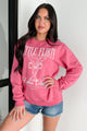 "Little Flirty Extra Dirty" Graphic Sweatshirt (Pink)