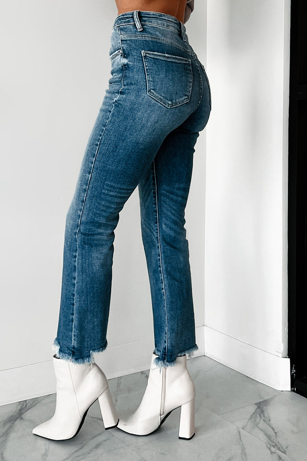 Karina High Rise Crop Flare Risen Jeans (Medium) - NanaMacs